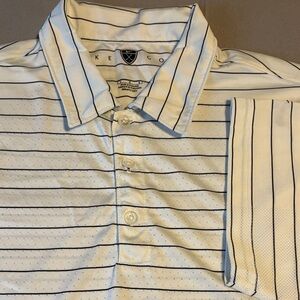 NIKE Golf Polo Size X Large Stripe